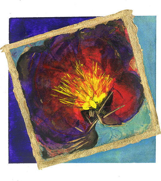 Coeur de Fleur en Feu